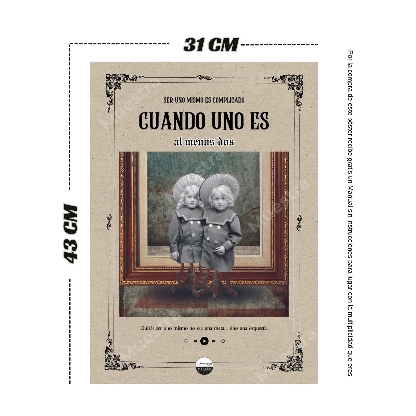 Póster Ser al menos dos