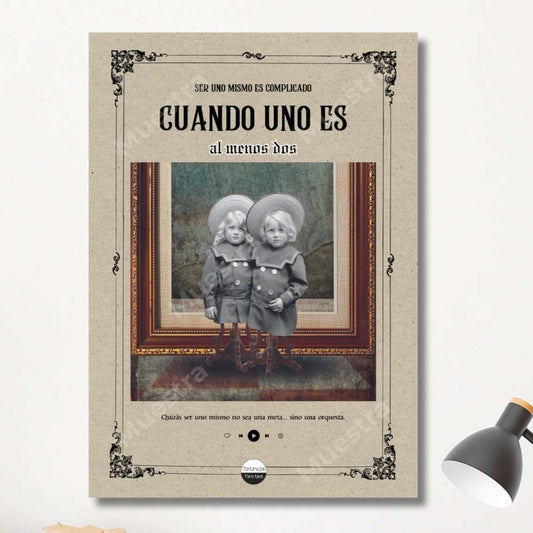 Póster Ser al menos dos