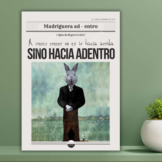 Póster Madriguera ad ¿entro?