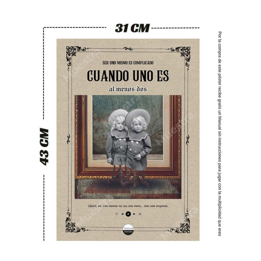 Póster Ser al menos dos