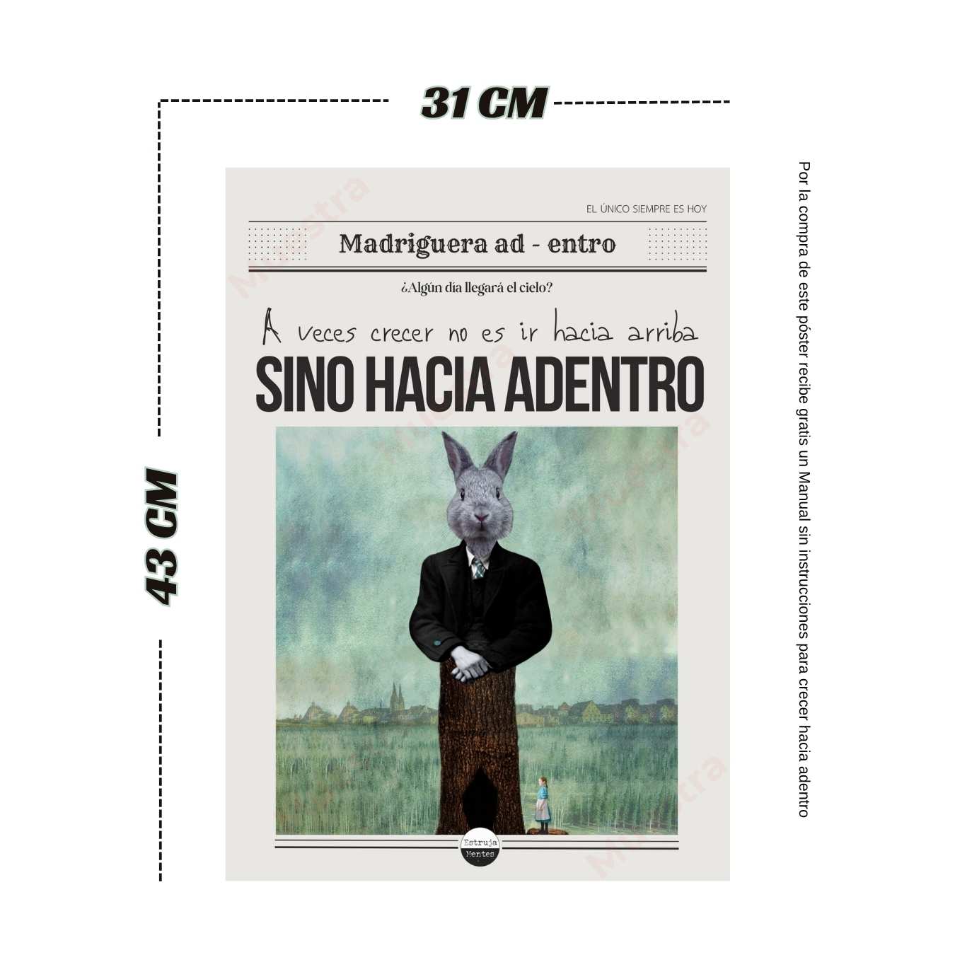 Póster Madriguera ad ¿entro?